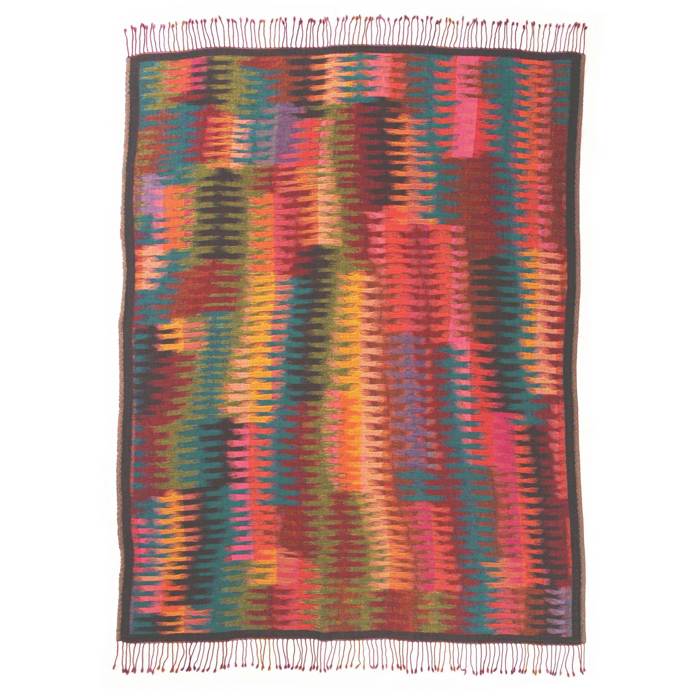 Ikat Wool Throw