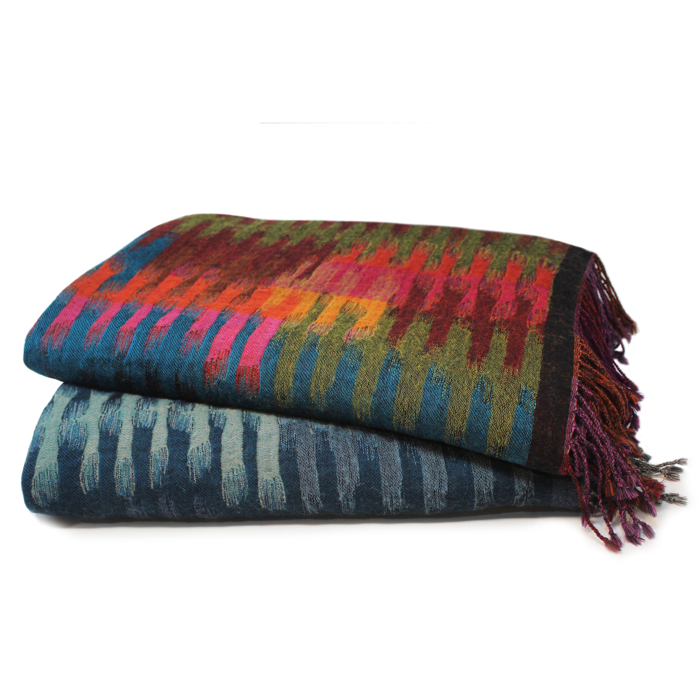 Ikat Wool Throw