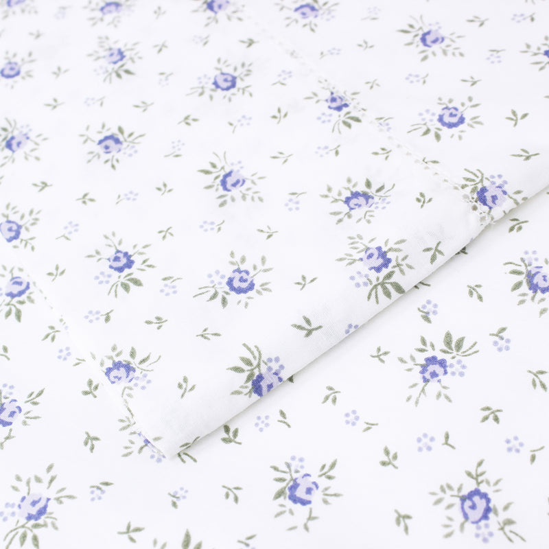 La Fleur Printed Cotton Percale Sheet Set