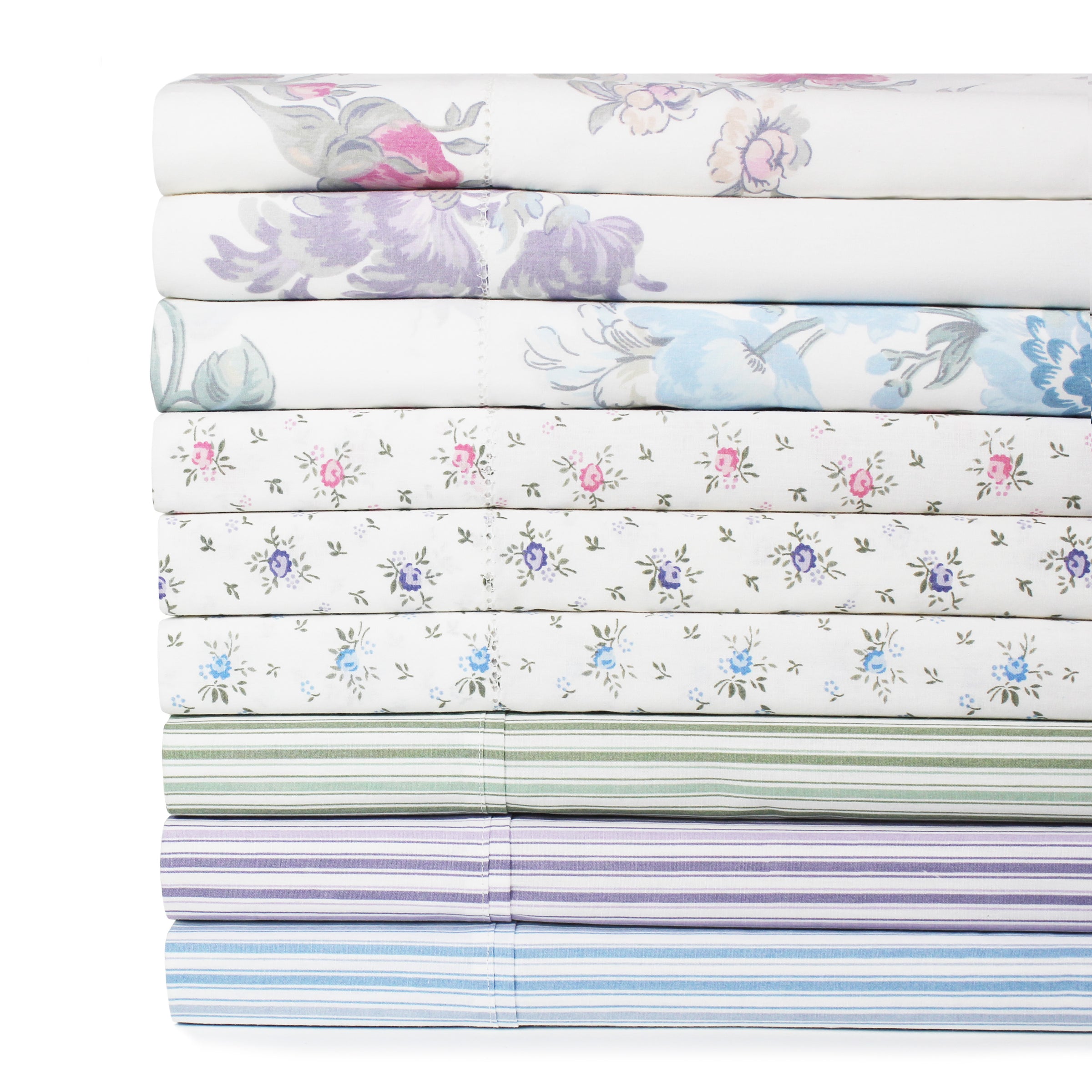 La Fleur Printed Cotton Percale Pillowcases