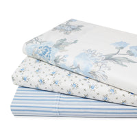 La Fleur Printed Cotton Percale Sheet Set