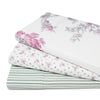 Jardin De Rose Reversible Cotton Percale Quilt Set