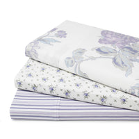 Jardin De Rose Printed Cotton Percale Sheet Set