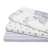 Jardin De Rose Reversible Cotton Percale Quilt Set