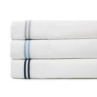 600 Thread Count Double Stripe Embroidered Sheet Set