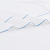 600 Thread Count Framed Sateen Embroidered Cotton Pillowcase Pair