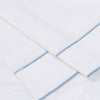 600 Thread Count Framed Sateen Embroidered Cotton Pillowcase Pair