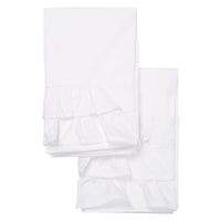 Double Ruffle Pillowcase Pair
