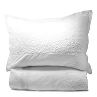 Glacier Embroidered Cotton Duvet Set
