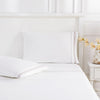 Classic Double Border Percale Cotton Pillowcase Pair