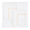 Classic Double Border Percale Cotton Duvet Set