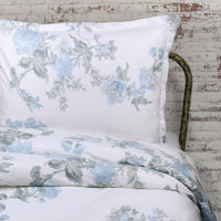 Jardin De Rose Printed Cotton Percale Duvet Set