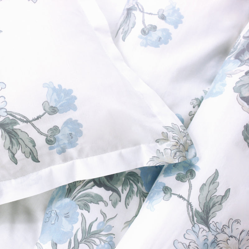 Jardin De Rose Printed Cotton Percale Duvet Set