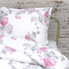 Jardin De Rose Printed Cotton Percale Duvet Set