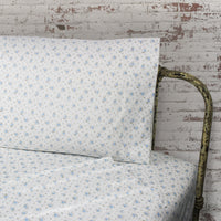 La Fleur Printed Cotton Percale Sheet Set