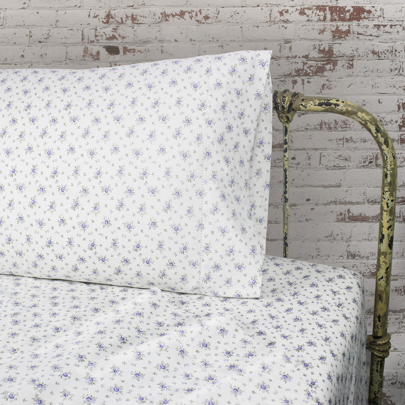 La Fleur Printed Cotton Percale Sheet Set