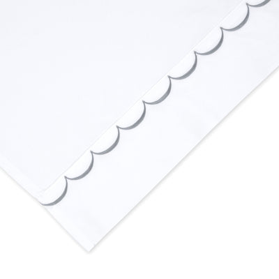 600 Thread Count Scallop Embroidered Pillowcase Pairs