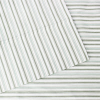 Shirt Stripes Printed Cotton Percale Pillowcases