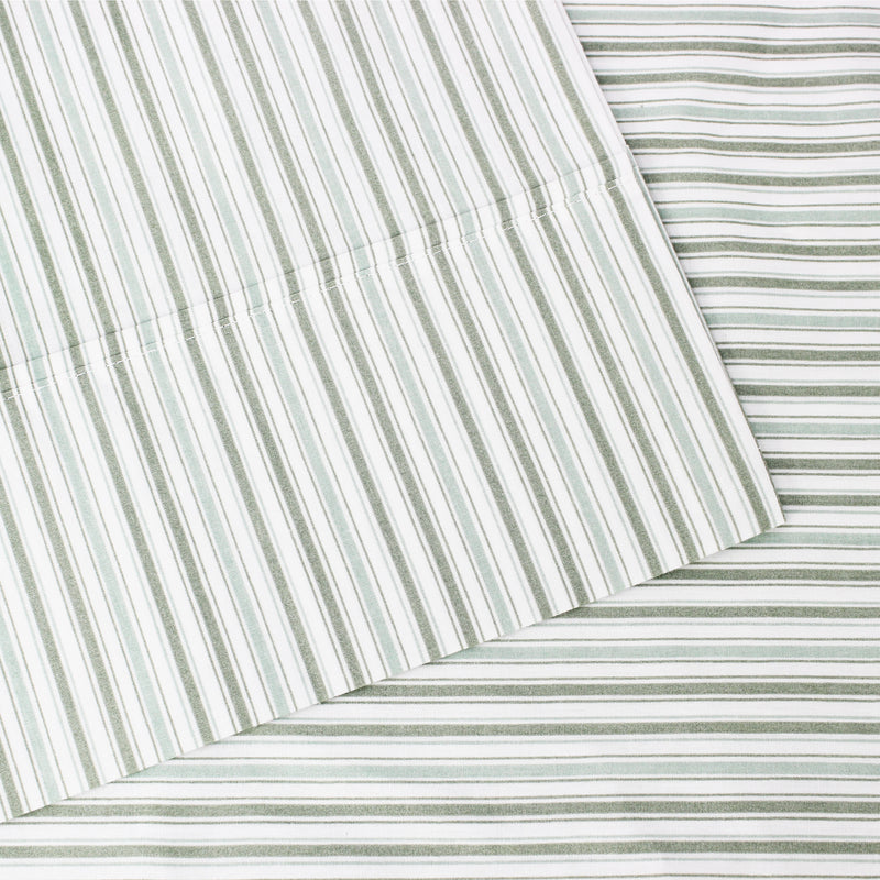 Shirt Stripes Printed Cotton Percale Pillowcases