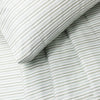 Shirt Stripes Printed Cotton Percale Sheet Set