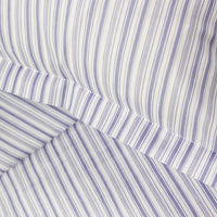 Shirt Stripes Printed Cotton Percale Duvet Set