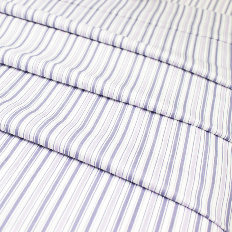 Shirt Stripes Printed Cotton Percale Pillowcases