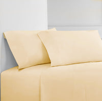 400 Thread Count Wrinkle Free Cotton Sheet Set with Extra Pillowcases