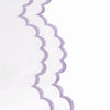 Double Scallop Embroidered Percale Pillowcase Pair