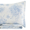 Toile Reversible Cotton Quilt Set