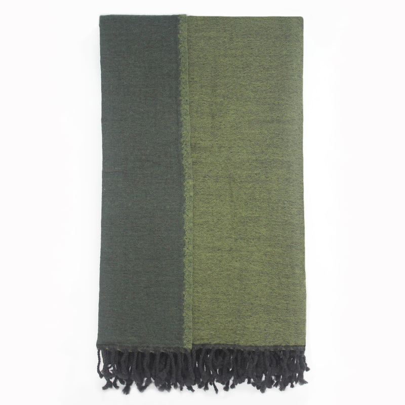 Reversible 100% Merino Wool Throw