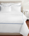 600 Thread Count Double Stripe Embroidered Duvet Set