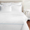 600 Thread Count Double Stripe Embroidered Duvet Set