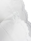 Double Scallop Embroidered Percale Pillowcase Pair