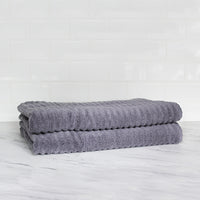 100% Turkish Cotton Ribbed Towels