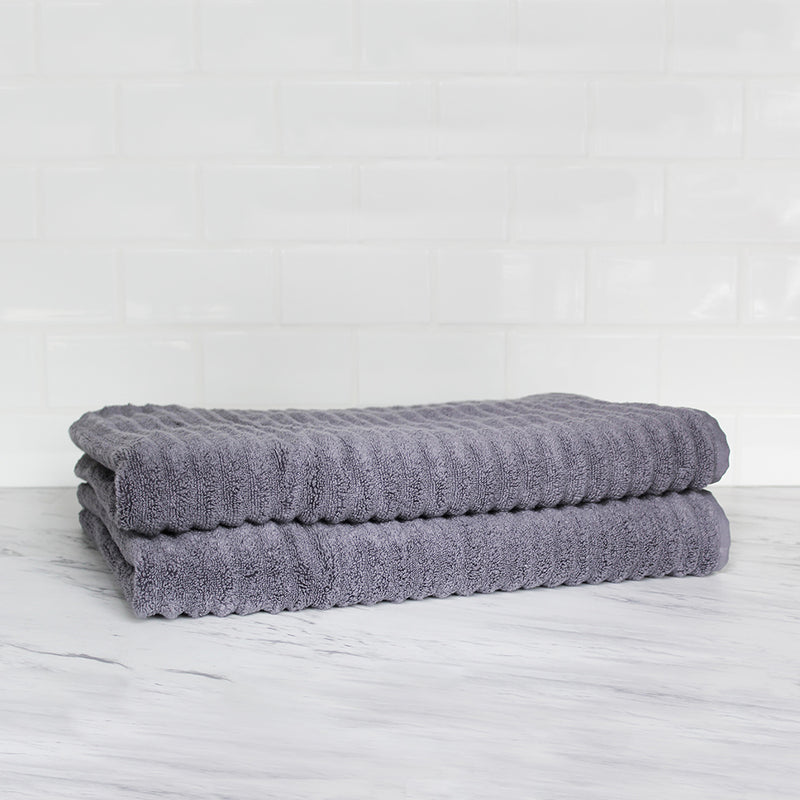 100% Turkish Cotton Ribbed Towels