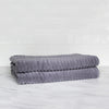 100% Turkish Cotton Ribbed Bath Sheets 2 Piece Set