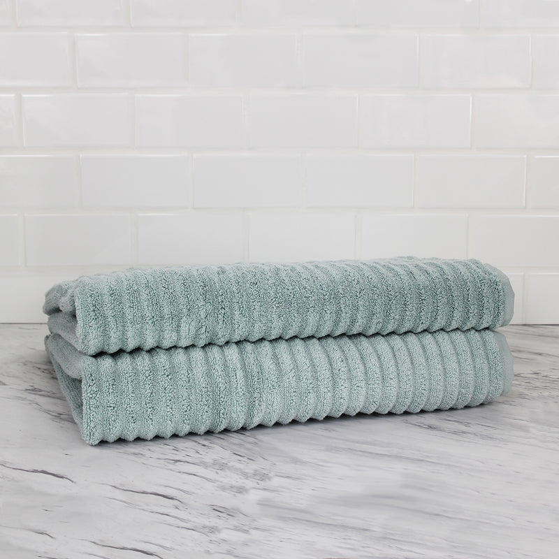 100% Turkish Cotton Ribbed Towels
