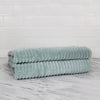 100% Turkish Cotton Ribbed Bath Sheets 2 Piece Set