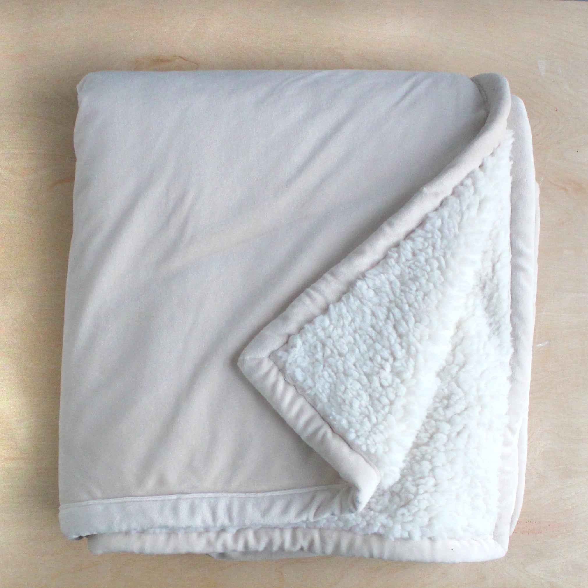 Sherpa Velvet Throw