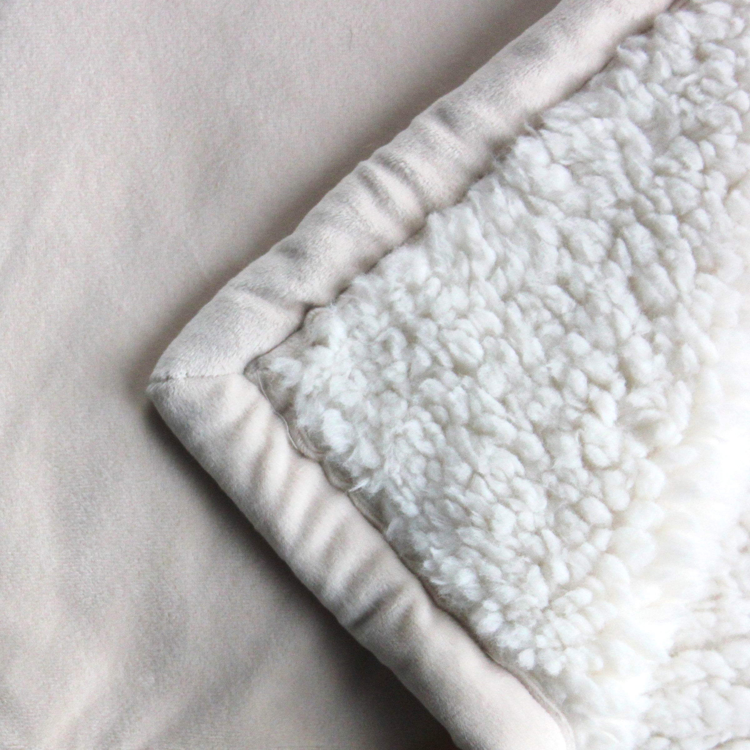 Sherpa Velvet Throw