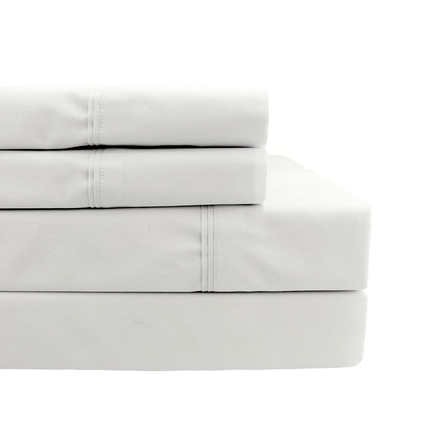 Double Pleat Percale Sheet Set