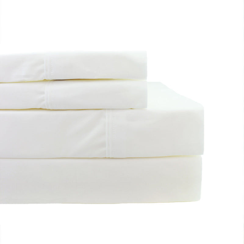 Double Pleat Percale Sheet Set
