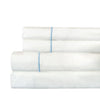 Single Stripe Embroidered Percale Sheet Set