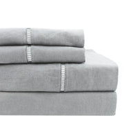 100% Linen Ladder Hemstitch Sheet Set