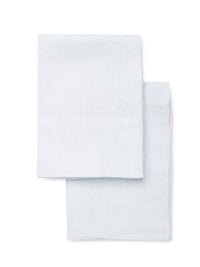 100% Linen Plain Hem Pillowcase Pair