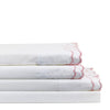 Double Scallop Embroidered Percale Sheet Set