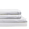 Double Scallop Embroidered Percale Sheet Set