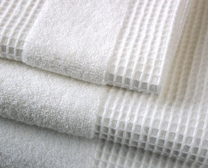 100% Turkish Cotton Waffle Terry 6 Piece Towel Set