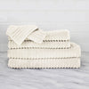 100% Turkish Cotton Ribbed 6 Piece Towel Set