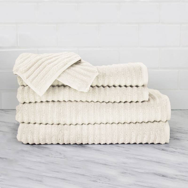 Dorlion Towels 6 Piece White Towel Set, 100% Turkish Cotton Soft Hotel Towels, Quick Dry Turkish Towel Set for Bathroom, Lilac